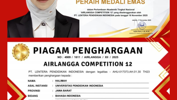 Mahasiswa PGSD UPI Cibiru Raih Medali Emas pada Airlangga Competition 12 Tingkat Nasional: Wujudkan SGDs 4